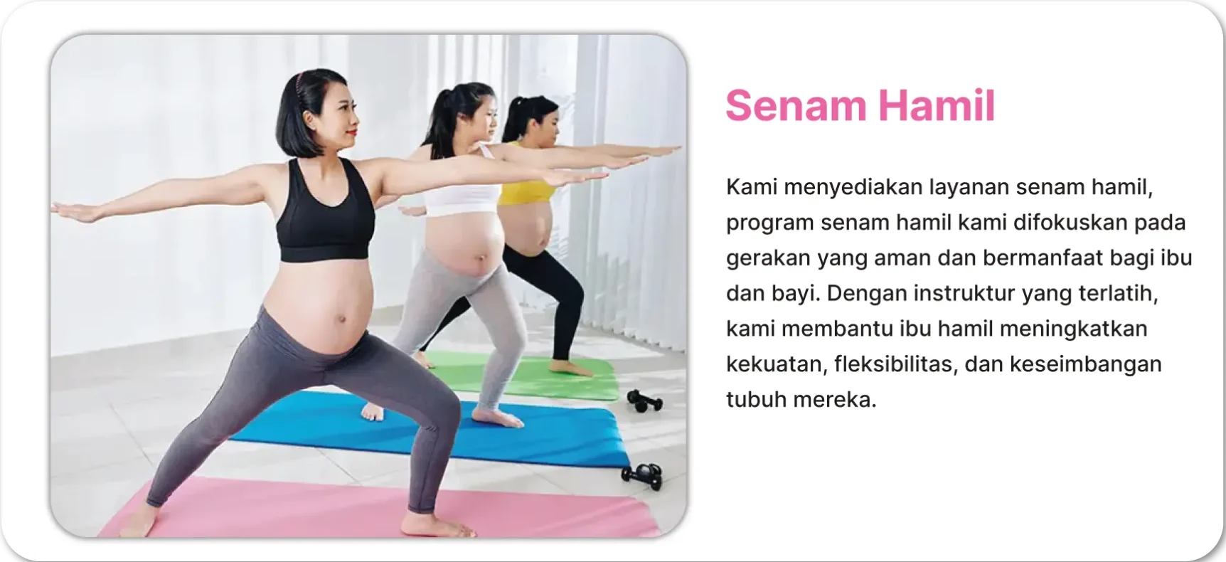 senam-hamil (ibu hamil)